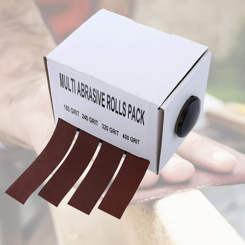 Emery Cloth Roll Tape Sanding Paper 150/240/320/400 Grit 25mm X 6M