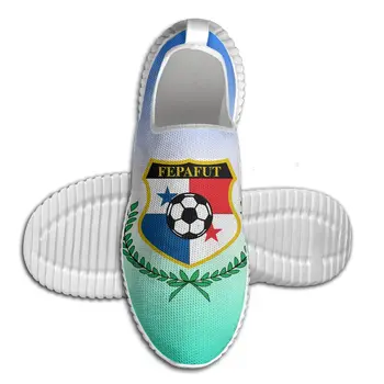 

Panama Football Team Emblems Running Shoes Breathable Walking Shoes Lightweight Mens and Womens