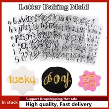 

Stamps for Cookies Letters Cake Sweet Letters Stamp Decorating Tools Fondant Embossing DIY Alphabet Cutter Pastry Accessories