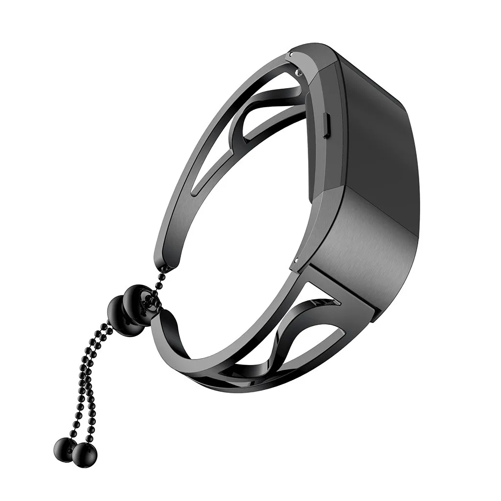 Ouhaobin для Fitbit Charge 2 Wirstband ремешок роскошный ремешок из нержавеющей стали ремешок для часов Модный Браслет замена 724#2
