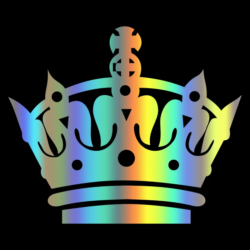 2x King Crown Vinyl Decal Sticker Different colors & size for Cars/Bik –  M&D Stickers