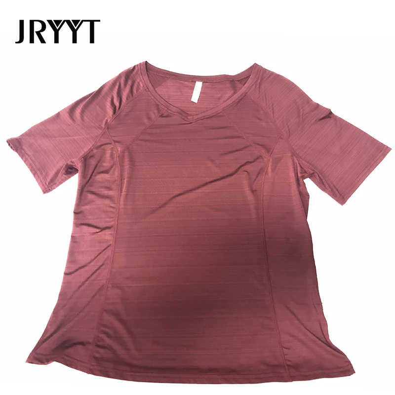 74201-467d25.jpg JRYYT Summer Quick Drying Plus Size Sport T shirt Women Fitness Breathable Slim Workout Tops Female
