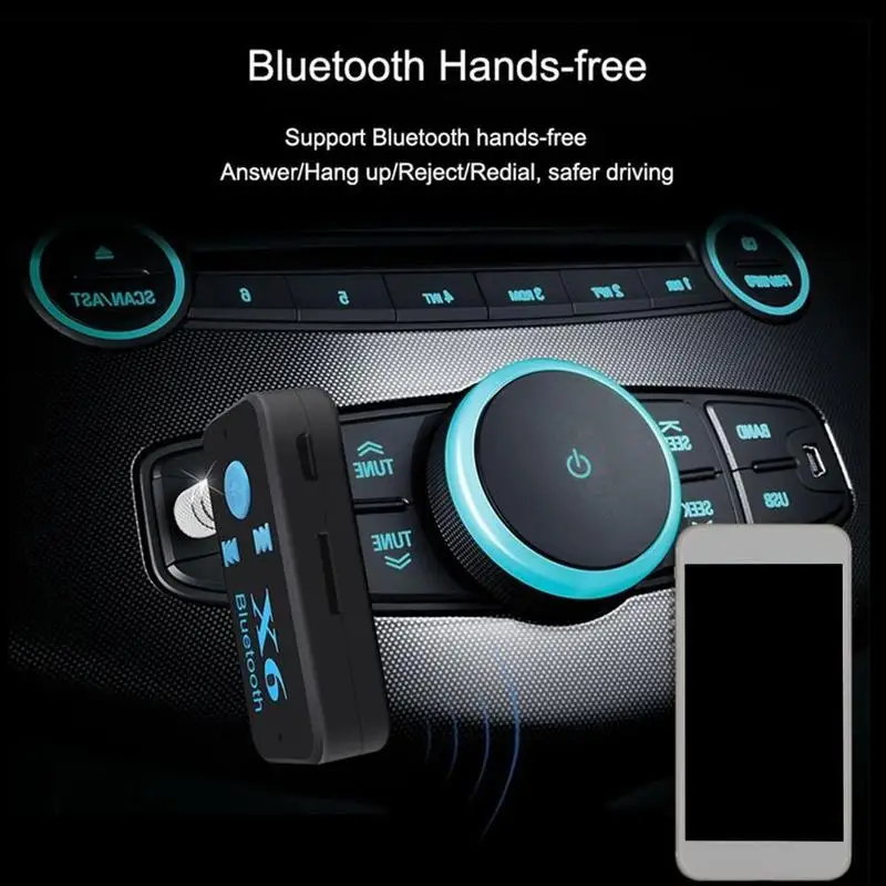 Беспроводной Bluetooth Автомобильный приемник 4,1 адаптер 3,5 мм разъем аудио передатчик Aux Bluetooth Автомобильный Bluetooth музыкальный адаптер для Mp3