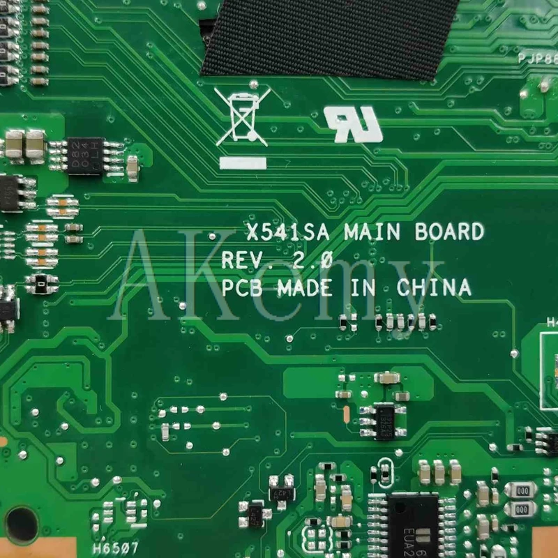 Новая материнская плата X541SA REV 2 0 для For Asus X541 X541S ноутбука тест ok N3710 CPU 4 ядра + 4GB