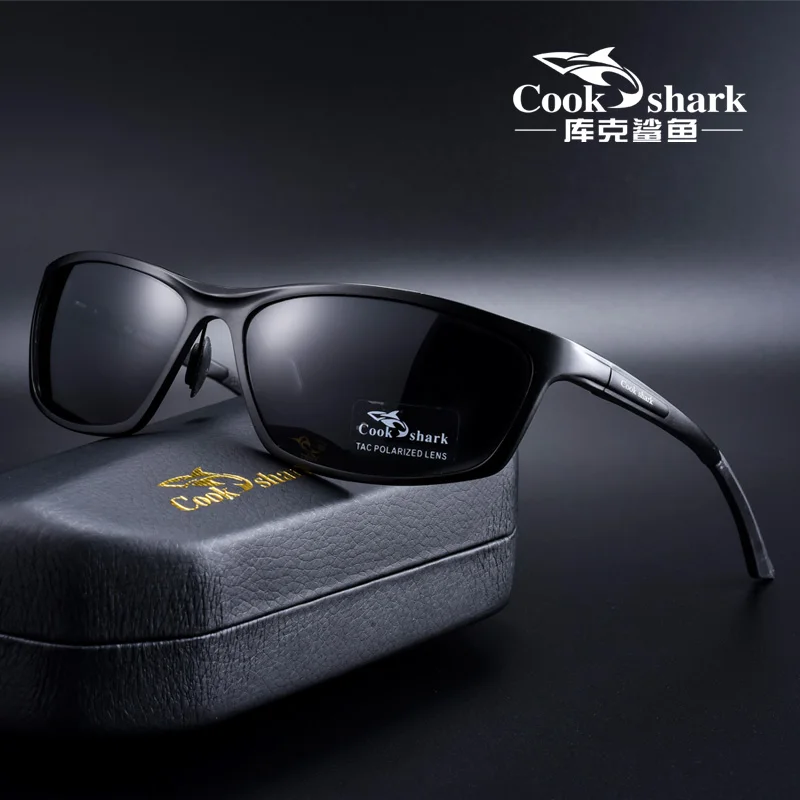 Новинка 2020 солнцезащитные очки Cook Shark мужские поляризационные водительские