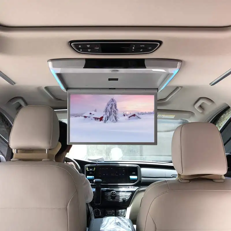 15.6/11.6 Inch Car Monitor Ceiling Mount Roof MP5 Player Android 9.0 HD 1080P WIFI/USB/FM/Speaker/bluetootnh/HDMI-compatible | Автомобили