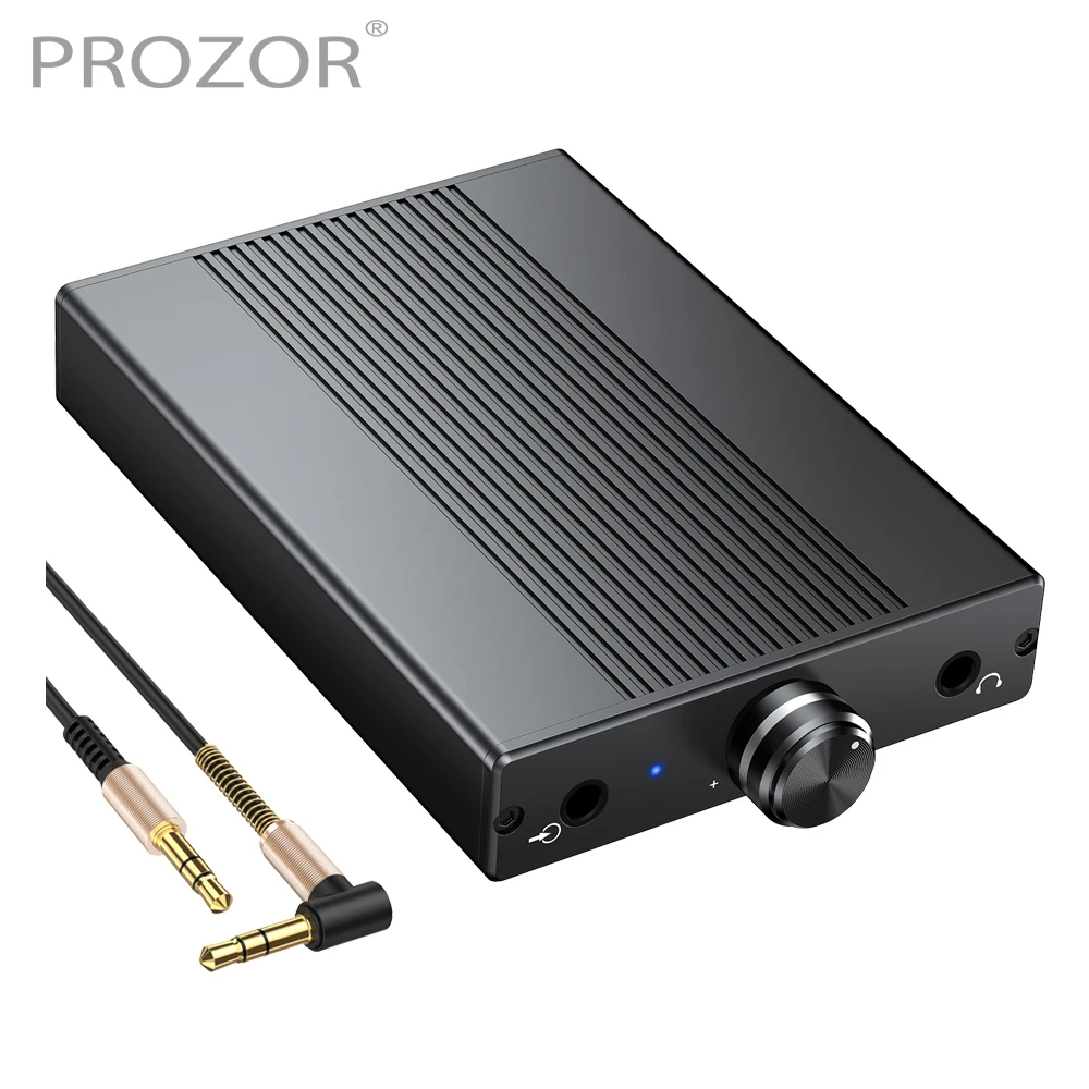 PROZOR 10-150Ω Mini HiFi Earphone Headphone Amplifier 3.5mm Studio In & Out With Switch Control For Smart Phone Strong Bass Amp |