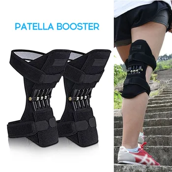 

Joint Support Knee Pads Breathable Non-Slip Power Lift Joint Knee Pads Powerful Rebound Spring Force Knee Booster Leg Protector