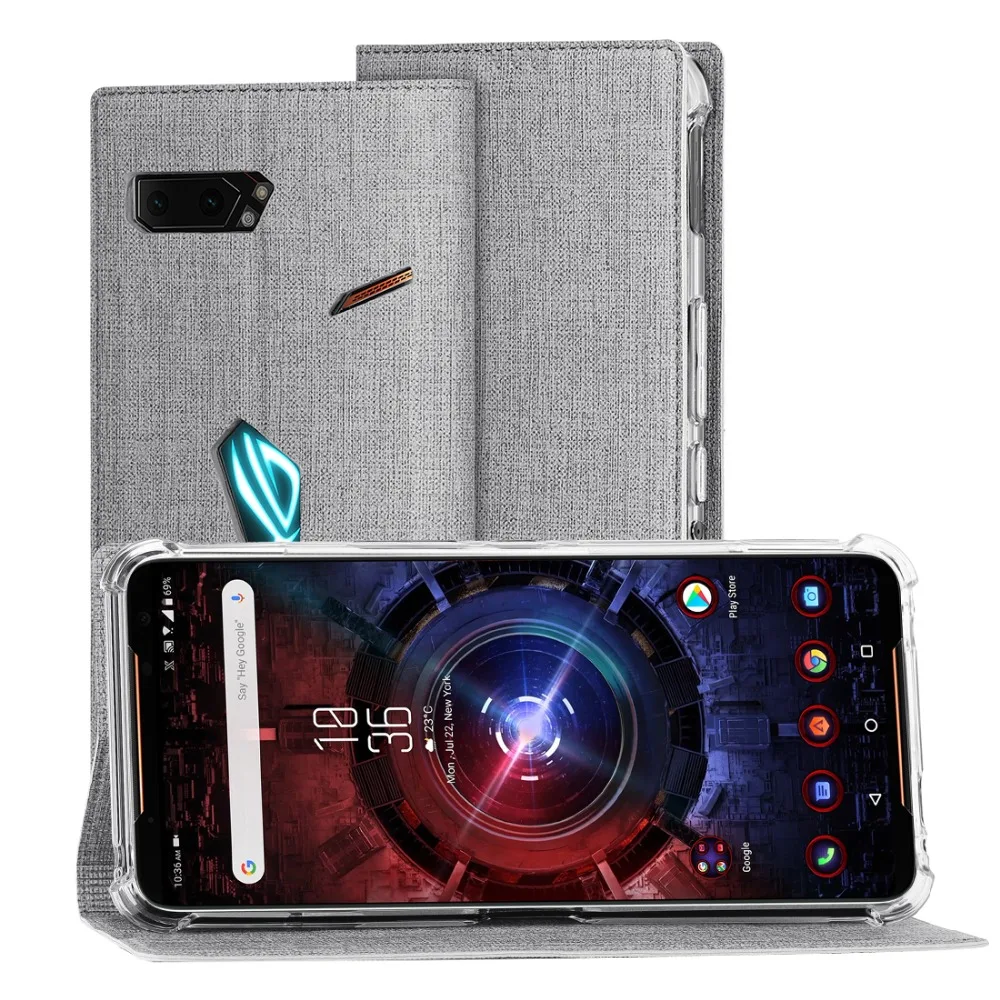 Старинная ткань, откидная крышка для Asus ROG 2, кошелек, карточка, подставка для книг, чехол с подставкой для Asus ROG 2