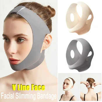 

Double Chin Face Bandage Slim Lift Up Anti Wrinkle Mask Strap Band V Face Line Belt Women Slimming Thin Facial Beauty Tool