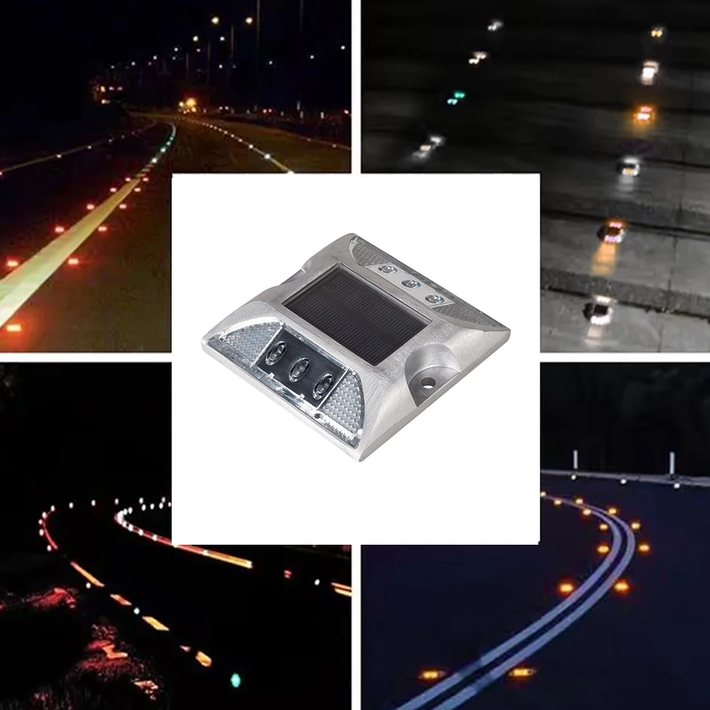 2 шт. 6 светодиодов на солнечных батареях дорожный уличный светильник шпилька