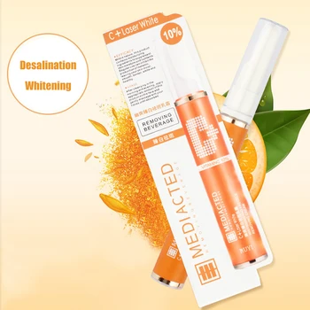 

Vitamin C Facial Whitening Serum Brighten Skin Tone Remove Acne Freckle Essence Lotion
