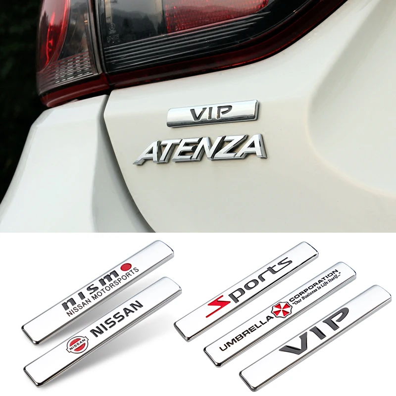 Эмблема багажника автомобиля Стильные наклейки VIP спортивный логотип для Nissan
