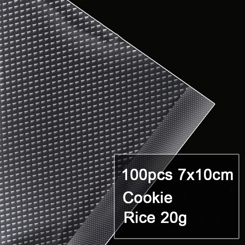 100pcs Kitchen Food Vacuum Sealer Bag Sous Vide Food Saver Storage Vacuum Packaging Bags Kitchen Accessories BPA-Free - Цвет: 100pcs 7x10