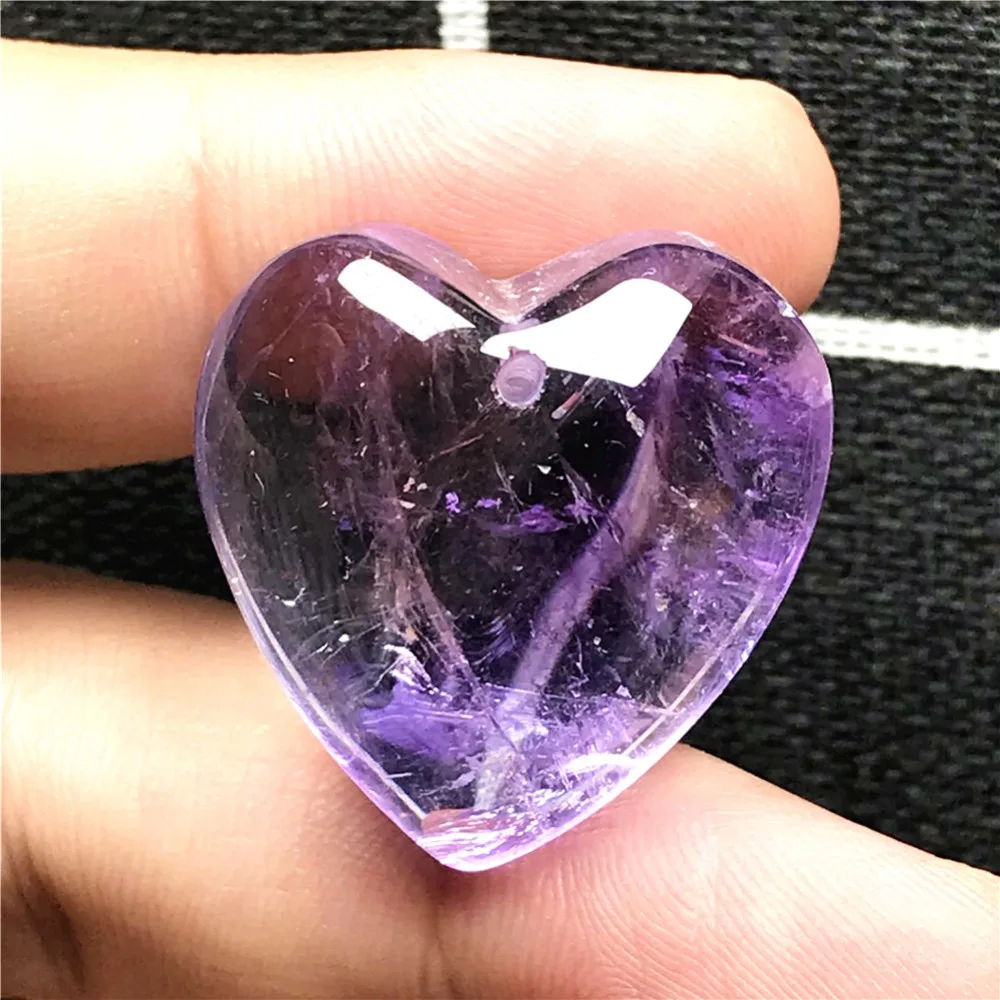 Heart Amethyst Pendant (43)