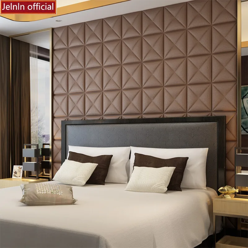 3d пенопластовые стерео настенные наклейки самоклеящиеся обои мягкая сумка для