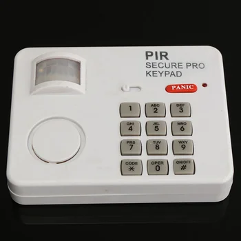 

PIR Wireless Motion Sensor Alarm with Security Keypad for Home Door Garage Shed
