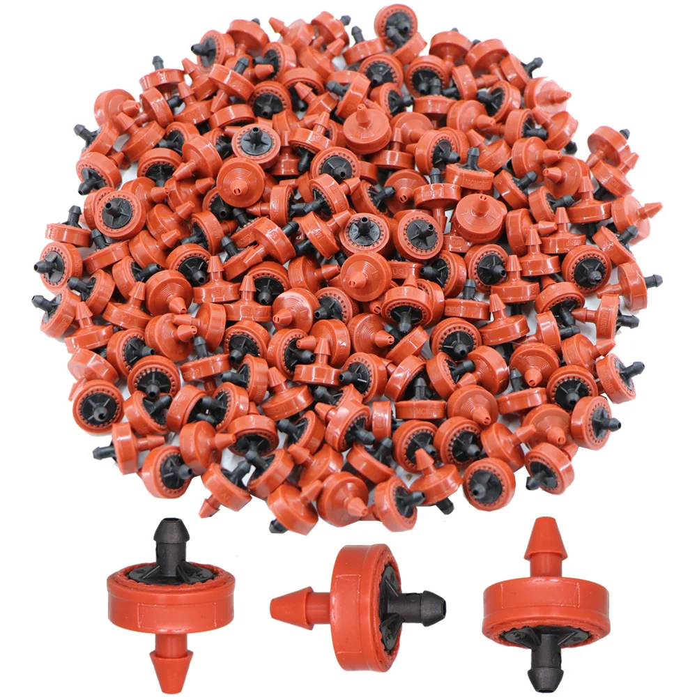 20PCS 2L 4L 8L/H Pressure Compensation Drippers 4/7 Hose Puncher Agricultural Garden Lawn Irrigation System Steady Flow Dripper