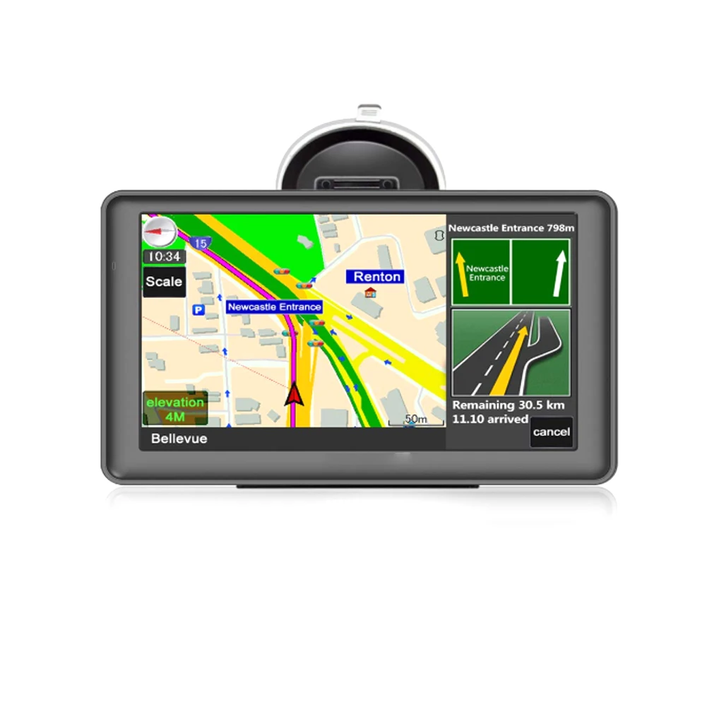 Gps-навигатор фотографии 5 дюймов Bluetooth файловый браузер портативный Британский ЖК-экран африка европа FM аксессуары MP3 MP4 Автомобильный грузовик