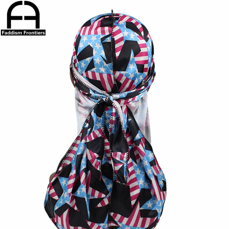 Liso preto branco sublimação de seda durag unissex onda boné bandana para  mulher e homem 50 peças frete grátis - AliExpress