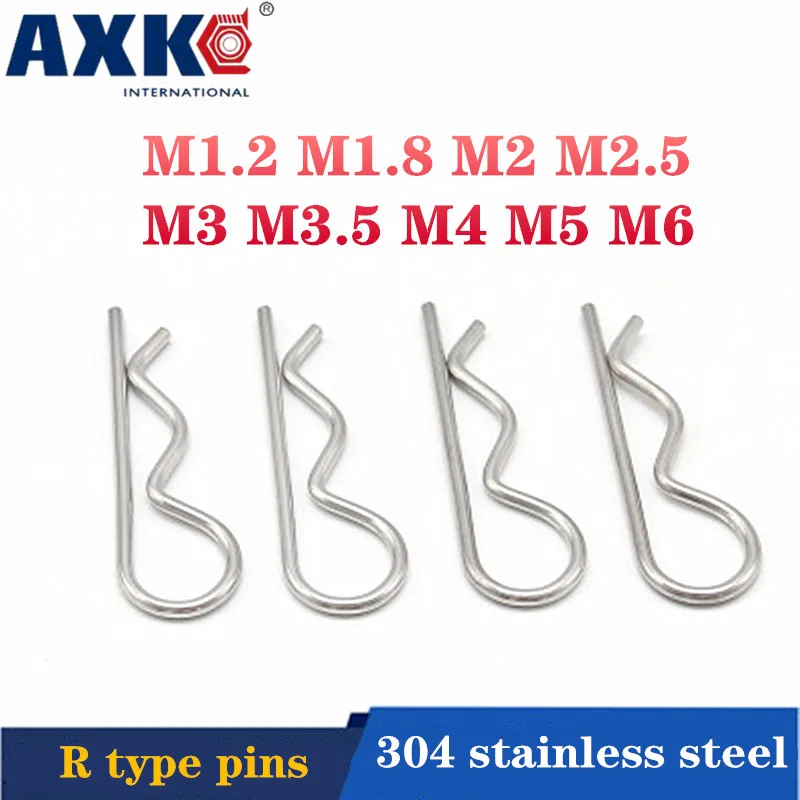 AXK M1.2 M1.8 M2 M2.5 M3 M3.5 M4 M5 M6 DIN11024 Весна Cotters R Тип контакты для автомобилей