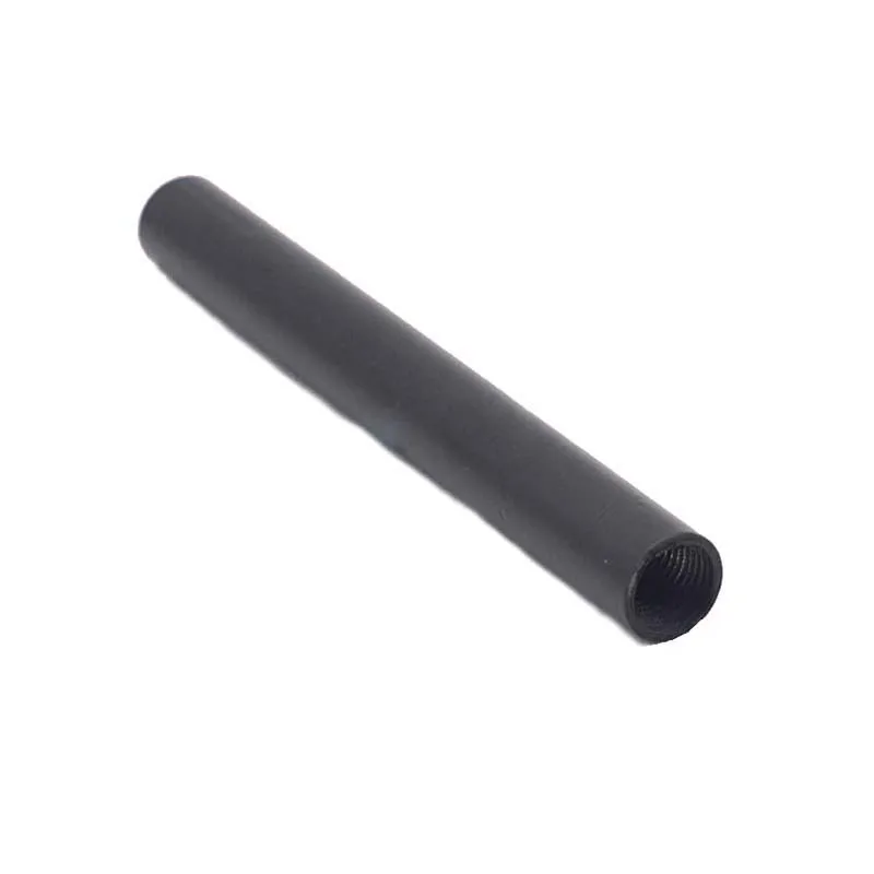 1.5 2 3 4 5 6 7 8 9 10CM M10 Inner Tooth Threaded Tube Connecting Straight Rod Hardware Lighting Accessories Black Chrome