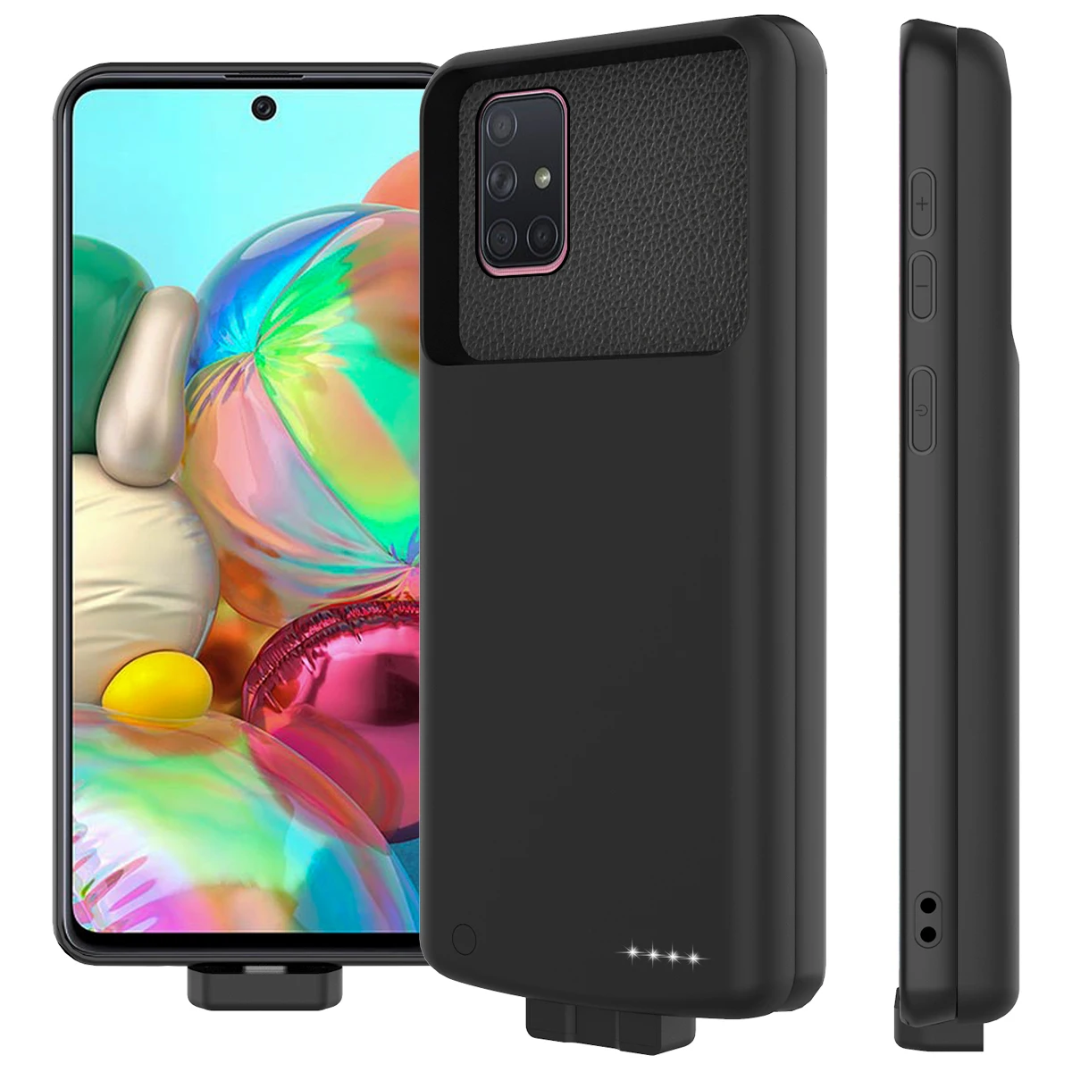 Для samsung Galaxy A71, чехол для зарядного устройства, съемный, 7000 мА/ч, внешний резервный аккумулятор, зарядка, ТПУ, чехол для samsung A71, чехол