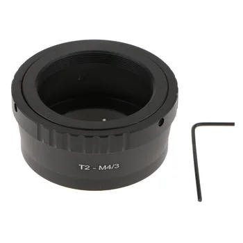 

T2 T-2 Mount Lens to Micro 4/3 Lens Adapter T2-Micro4/3 for Astronomical Telescope Black