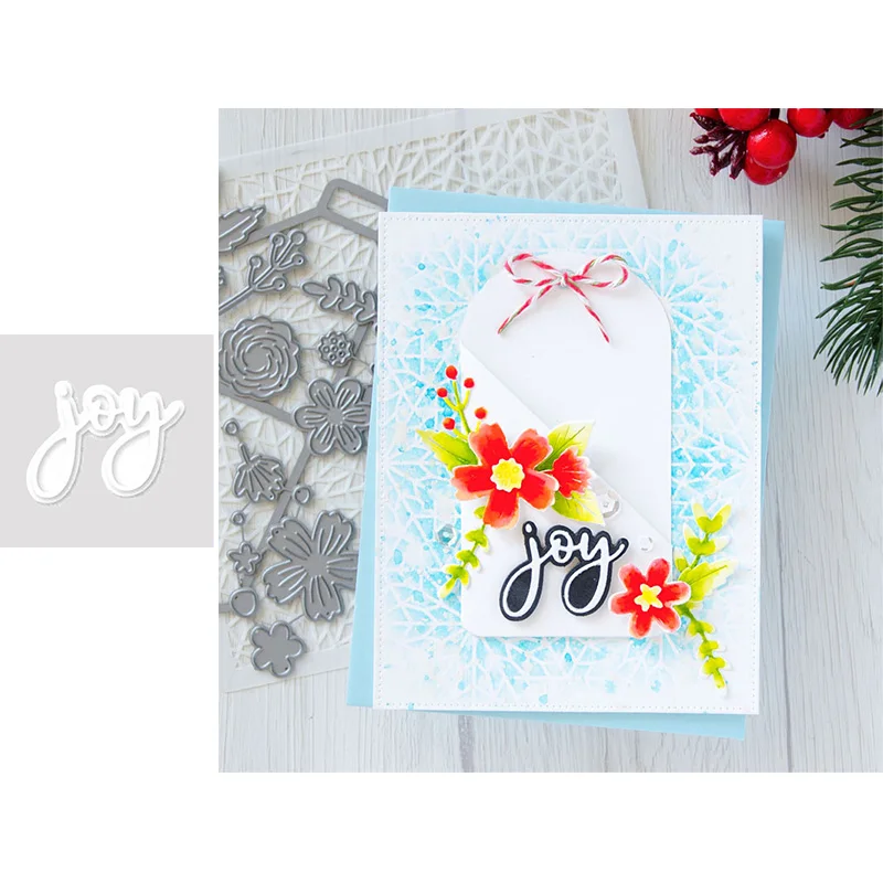 Word Joy Metal Cutting Dies for Scrapbooking and Card Making Craft 2019