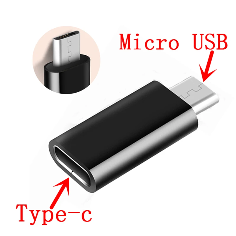 Мини адаптер для мобильного телефона с разъемом type c Male Micro USB конвертер Android Xiaomimi 5
