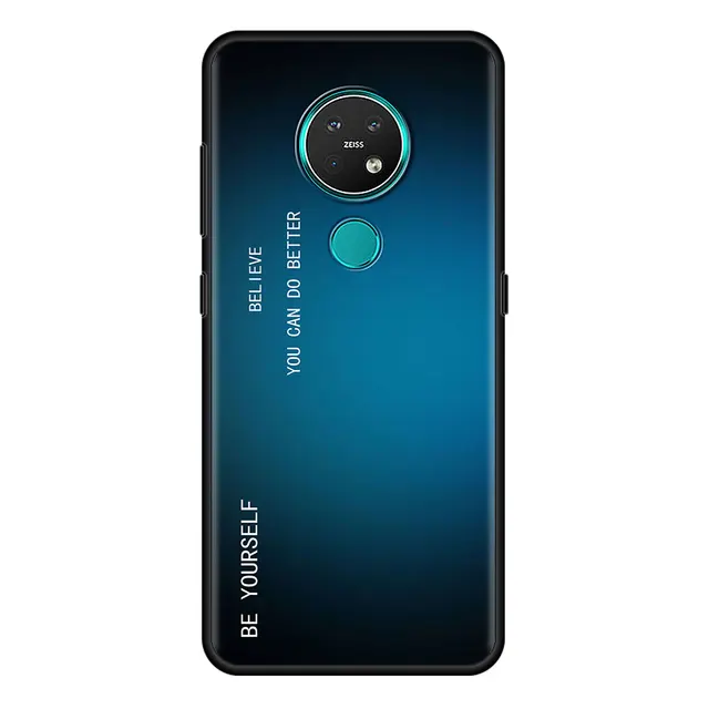 Gradient BE YOURSELF Cell Phone Case for Nokia 5.4 7.2 3.4 5.3 2.3 3.2 8.3 5G 2.4 2.2 4.2 1.3 1.4 C20 G20 X20 Cover Coque B12