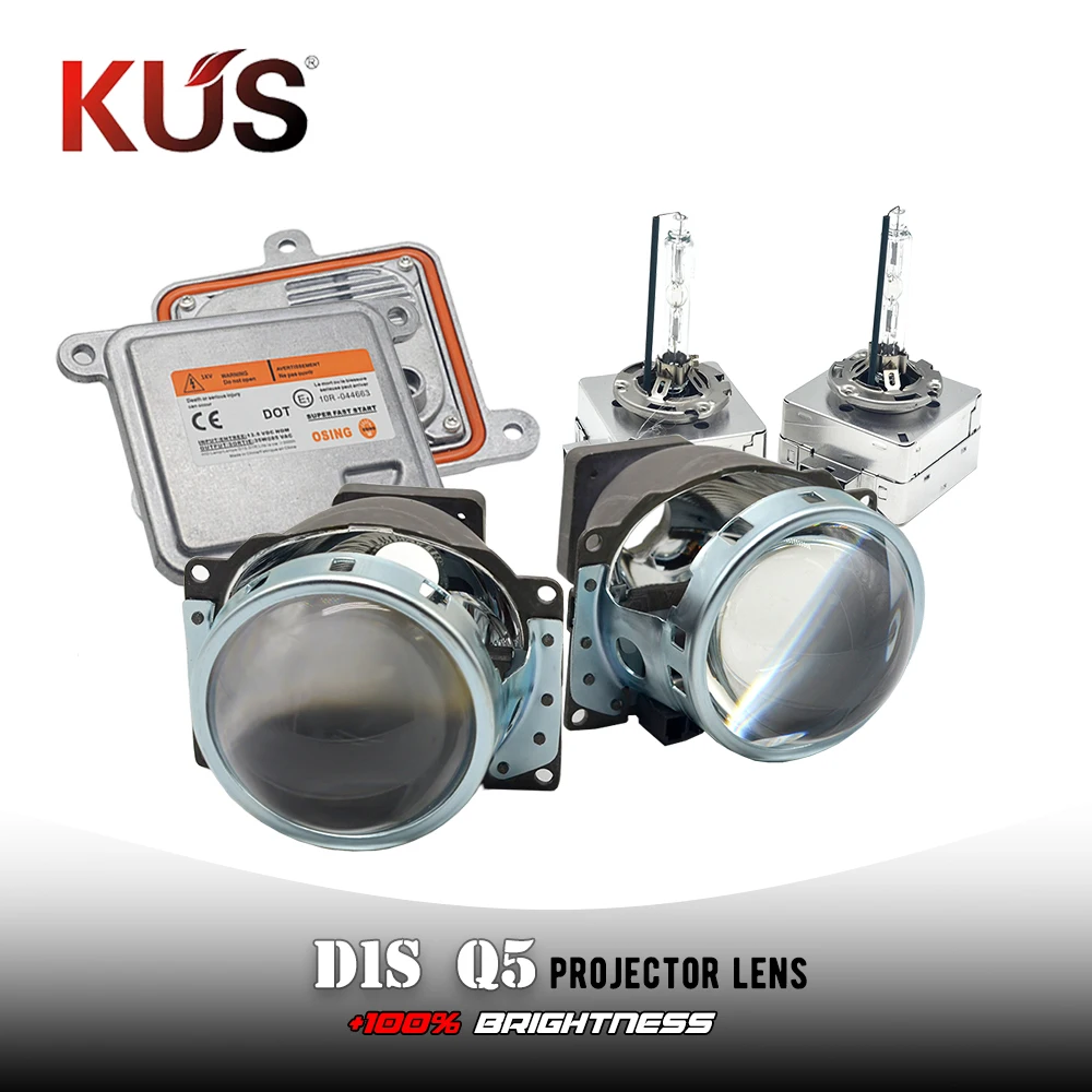 

3.0 Inch Bi Xenon Projector Lens RHD LHD For Headlight Koito Q5 with D1S Bulbs Super Bright Xenon Kit D Series Car Hid Retrofit