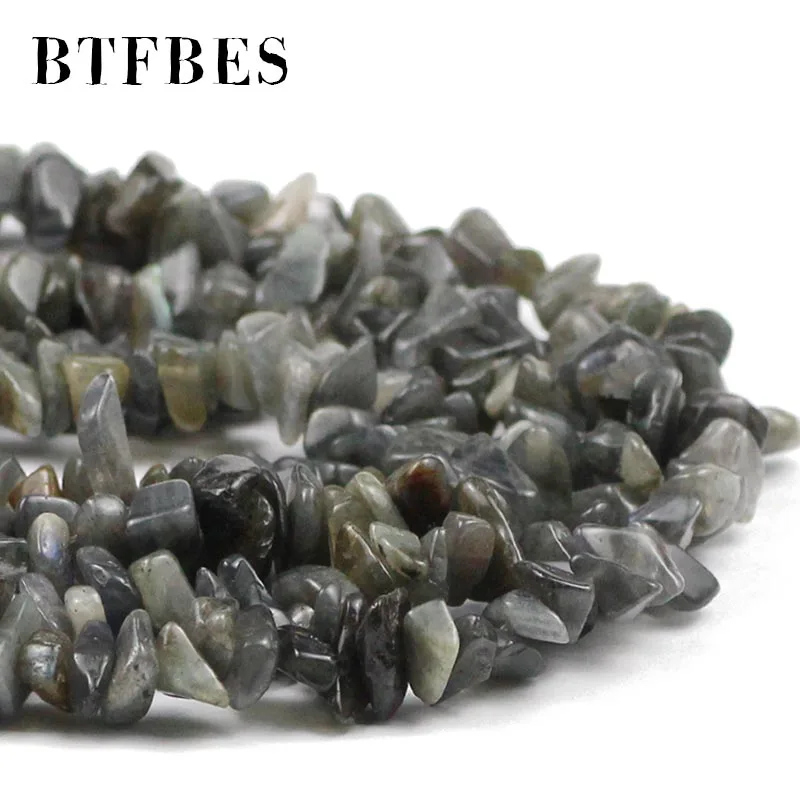 BTFBES Spectrolite нерегулярные гравия натуральный камень свободные бусины для