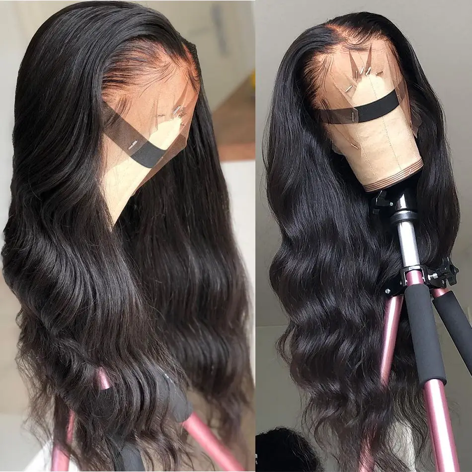 

13*4 Lace Frontal Wig With Pre Plucked Hairline Lace Frontal Human Hair Wigs Brazilian Non Remy For Black Women