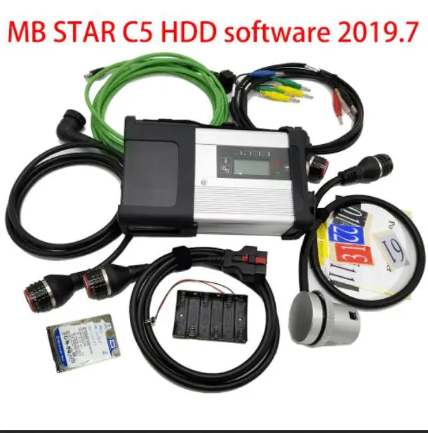 Лучшее Качество MB STAR C5 OBD2 диагностический инструмент MB SD Подключение компактный 5 функций как звезда Диагностика c4 Поддержка Wi-Fi с программным обеспечением - Цвет: C5 with HDD software