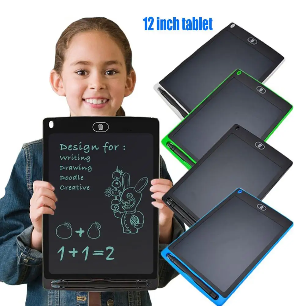 

12 inch LCD tablet Children LCD Writing Tablet Graffiti Pad Drawing Board Notepad with Pen For Education Business 