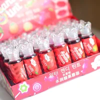 24pcs/lot Candy Style lasting lipgloss Waterproof Dyeing Lip Tint lovely with sweetly flavour Liquid lip stick 1