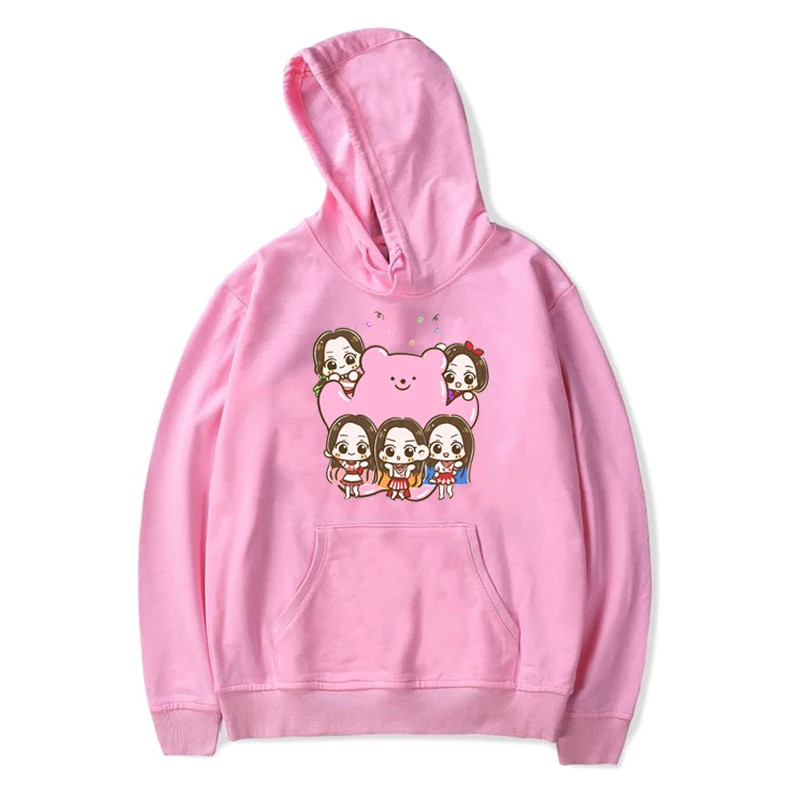  Fashion Blackpink Casual Hoodies Sweatshirt Women Harajuku Print New Winter Fleece Hooded Pullover 