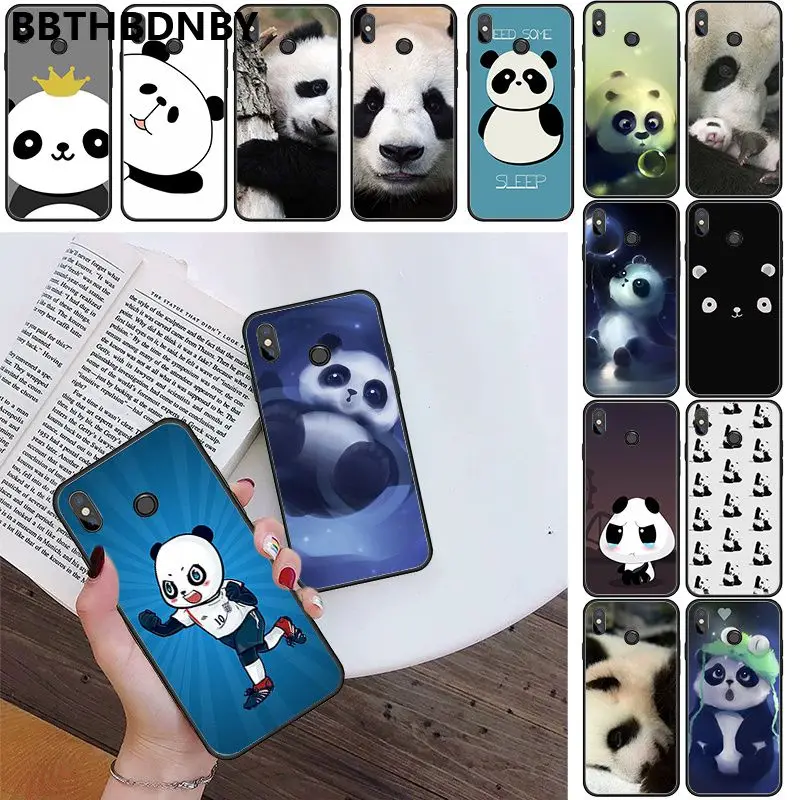 Чехол для телефона с животными маленькая панда DIY роскошный высококачественный