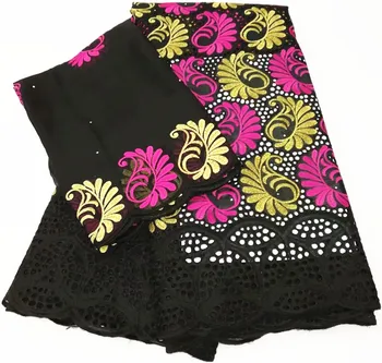 

swiss lace fabric african lace fabric swiss voile lace in switzerland 2+5yards embroidered nigerian lace fabric for dress YC-B48