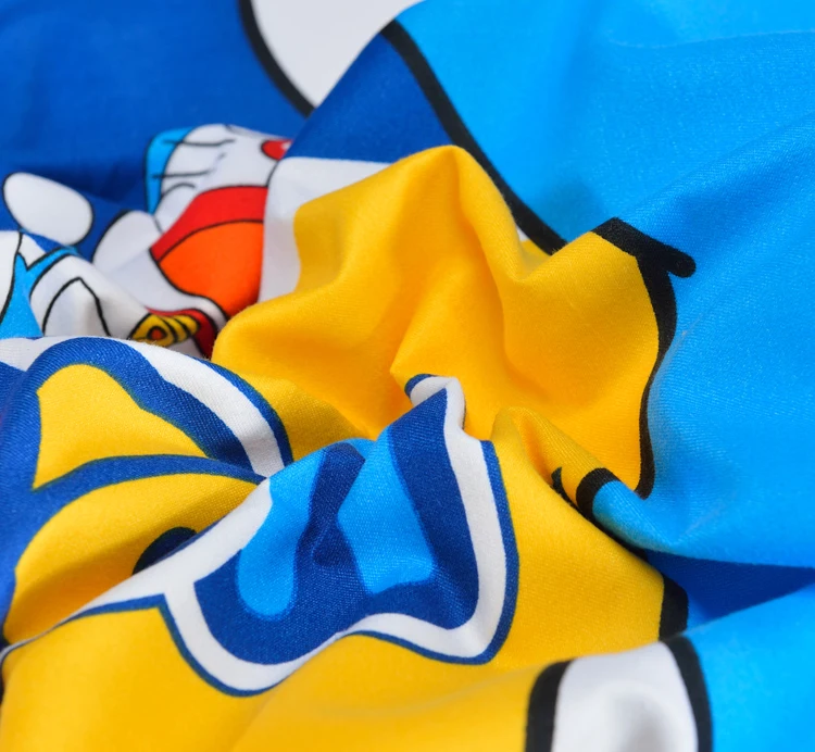 Home Textile Cartoon Doraemon Bedding Set Children Gift Cotton Duvet Cover Set Bed Sheet Pillowcases Twin Full Double Queen Size