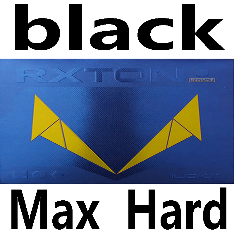 Black Max Hard WANG HAO LOKI RXTON 5/RXTON V высокоскоростная губка stacky для настольного тенниса/резина для пинг-понга - Цвет: Black Max Hard