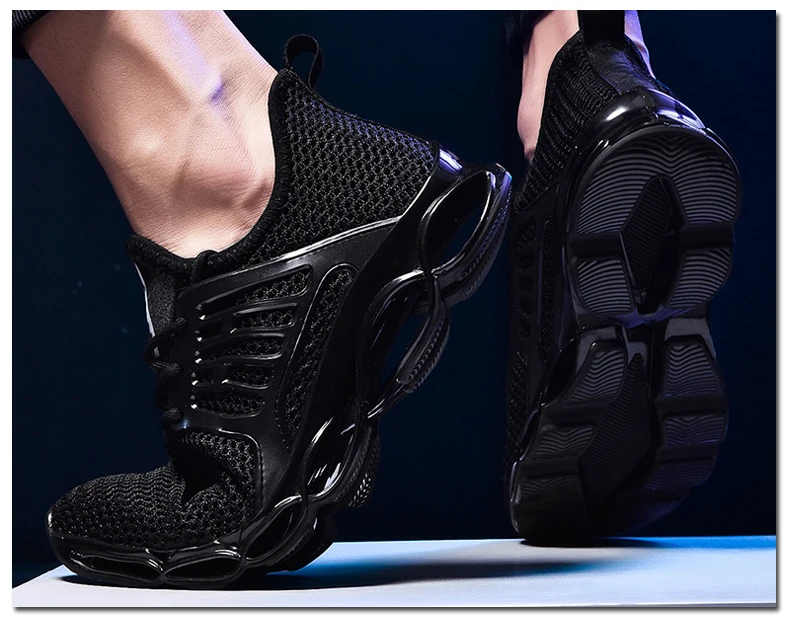 Популярные весенне-осенние мужские кроссовки, дышащая уличная спортивная обувь, Zapatos, легкие удобные спортивные мужские кроссовки