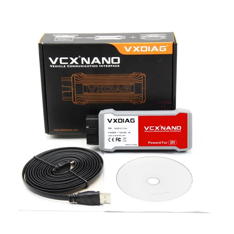 VXDIAG VCX Nano для Ford/Mazda 2 в 1 с IDS OBD OBD2 wifi автомобильный диагностический инструмент Поддержка автомобиля до года многоязычный