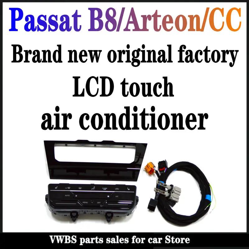 LCD touch screen automatic air conditioning panel Automatic AC conditioning switch for V W Passat B8 Arteon CC