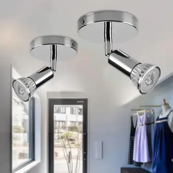 

GU10 Adjustable LED Surface Mounted Spotlight Round Ceiling Downlight Decor