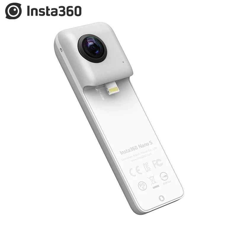 Панорамная видеокамера Insta360 One X /Insta360 Nano S 4K 360 VR фотографии 20 МП для iphone XS XR iPhone 7 8 6