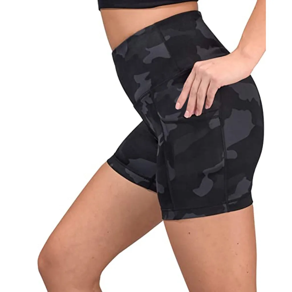 High Waist Seamless Gym Shorts Fitness Yoga Short Scrunch Butt Yoga