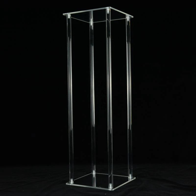 JAROWN New Wedding Desktop Centerpiece Flower Stand Flower Pillar Acrylic Crystal Road Lead Wedding Scene Layout Props (10)