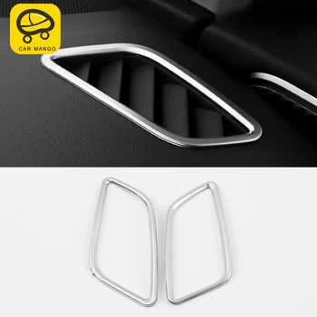 

CarManGo For Audi A4 A5 S4 S5 B9 2017 2018 Car Dashboard A/C Air Vent Outlet Panel Cover Trim Frame Sticker Interior Accessories